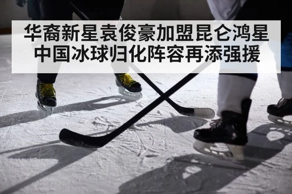 华裔新星袁俊豪加盟昆仑鸿星 中国冰球归化阵容再添强援