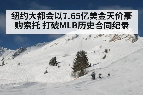 纽约大都会以7.65亿美金天价豪购索托 打破MLB历史合同纪录